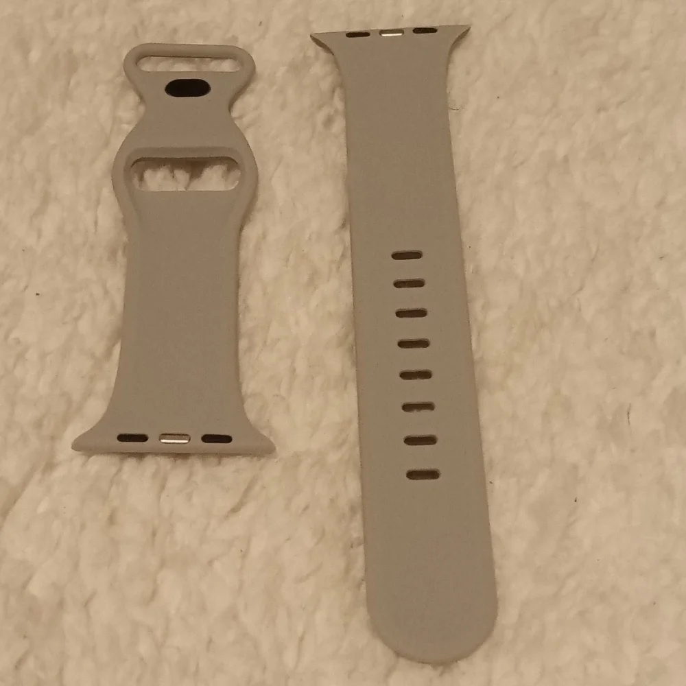NEW GRAY Apple Watch Band - Silicone